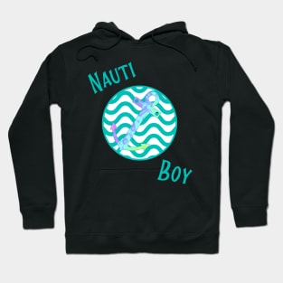 Nauti Boy Turquoise Hoodie